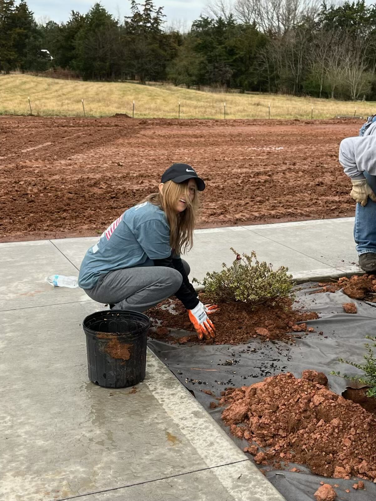 Ellie for Our Troops Landscaping Project